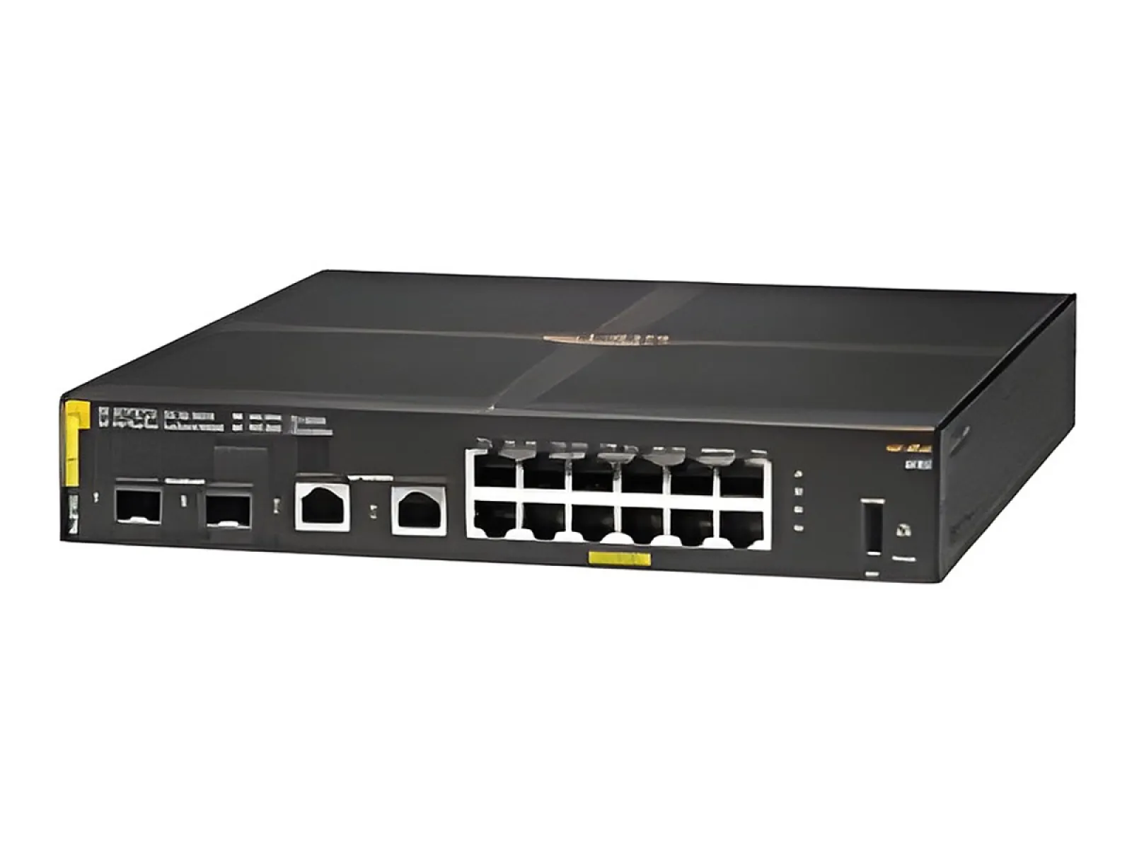 HPE Aruba 6100 12G Class4 PoE 2G/2SFP+ 139W Switch - Switch - Gestionado - 12 x 10/100/1000 (PoE+) + 2 x 1 Gigabit / 10 Gigabit SFP+ + 2 x 1000Base-T-montaje en rack-PoE+ (139 W)