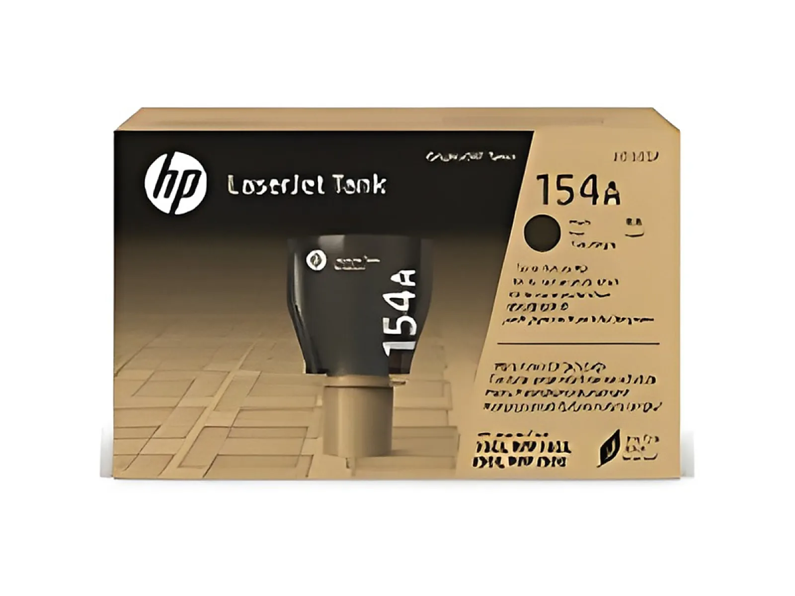 HP 154A - Rendimiento medio - negro - original-recarga de tóner-para LaserJet Tank MFP 1602w, MFP 1604w, MFP 2602dn, MFP 2604sdw, MFP 2606dn, MFP 2606sdw