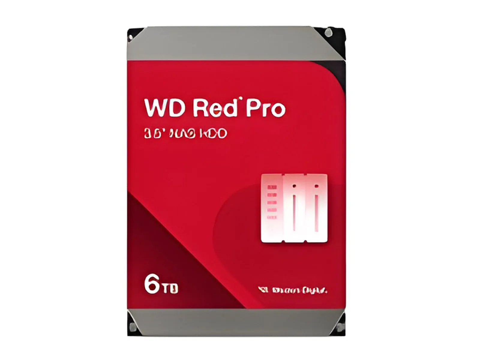 Western Digital WD Red Pro - Disco duro - Disco duro interno - 6 TB - 3.5"-7200 rpm-Serial ATA - 300