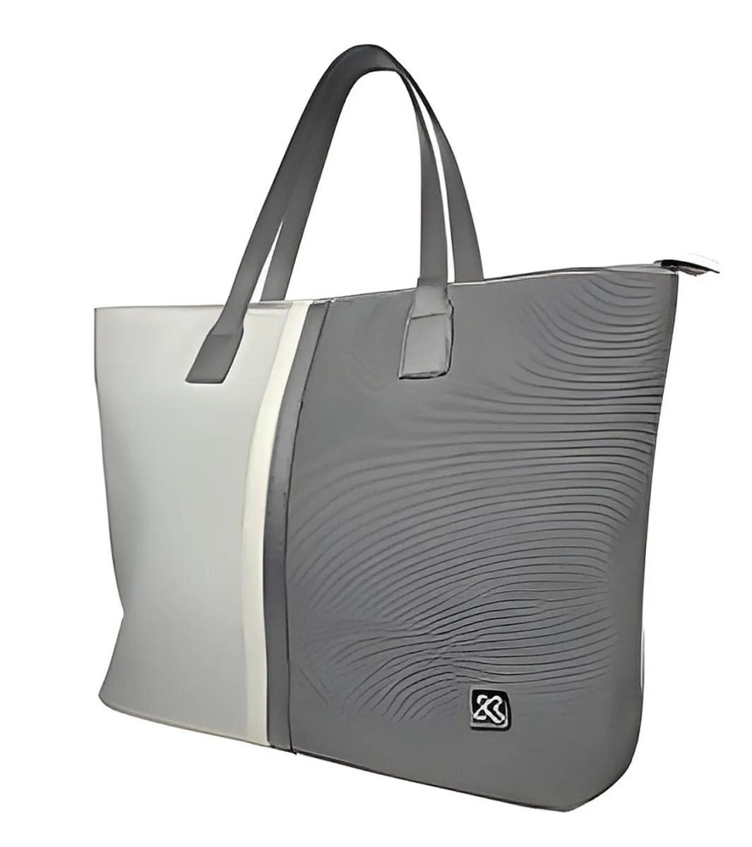 Klip Xtreme - Maletín y bolso de mano para portátil - 15,6" - Poliéster 1200D-Gris/Blanco-Bolso de mujer