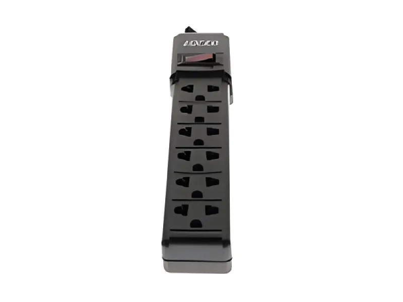 Forza  -  PS Series PS-001B - Banda de potencia - CA 120 - 220 V-conectores de salida: 6-negro