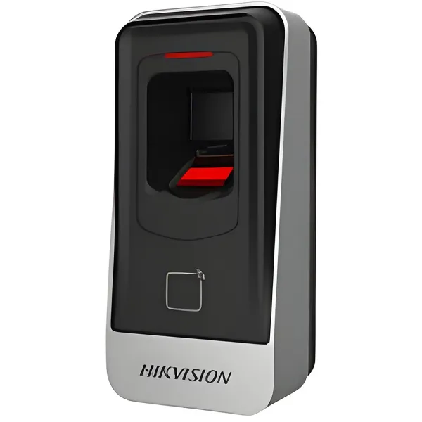 Hikvision - Terminal de control de acceso con lector de huellas dactilares - 62x132x44mm
