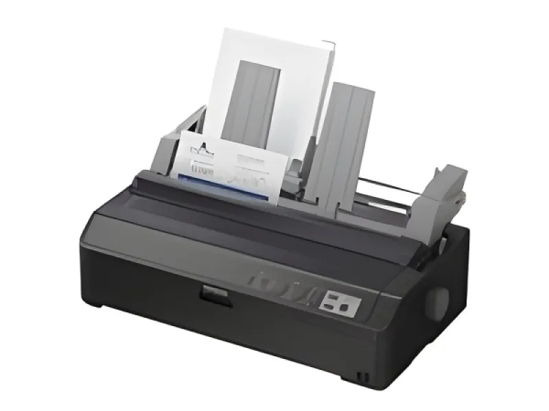 Epson LQ 2090II - Impresora - B/N - matriz de puntos-Rollo (21,6 cm), 406,4 mm (anchura), 420 x 364 mm - 360 x 180 ppp - 24 espiga-hasta 584 caracteres/segundo-paralelo, USB 2.0