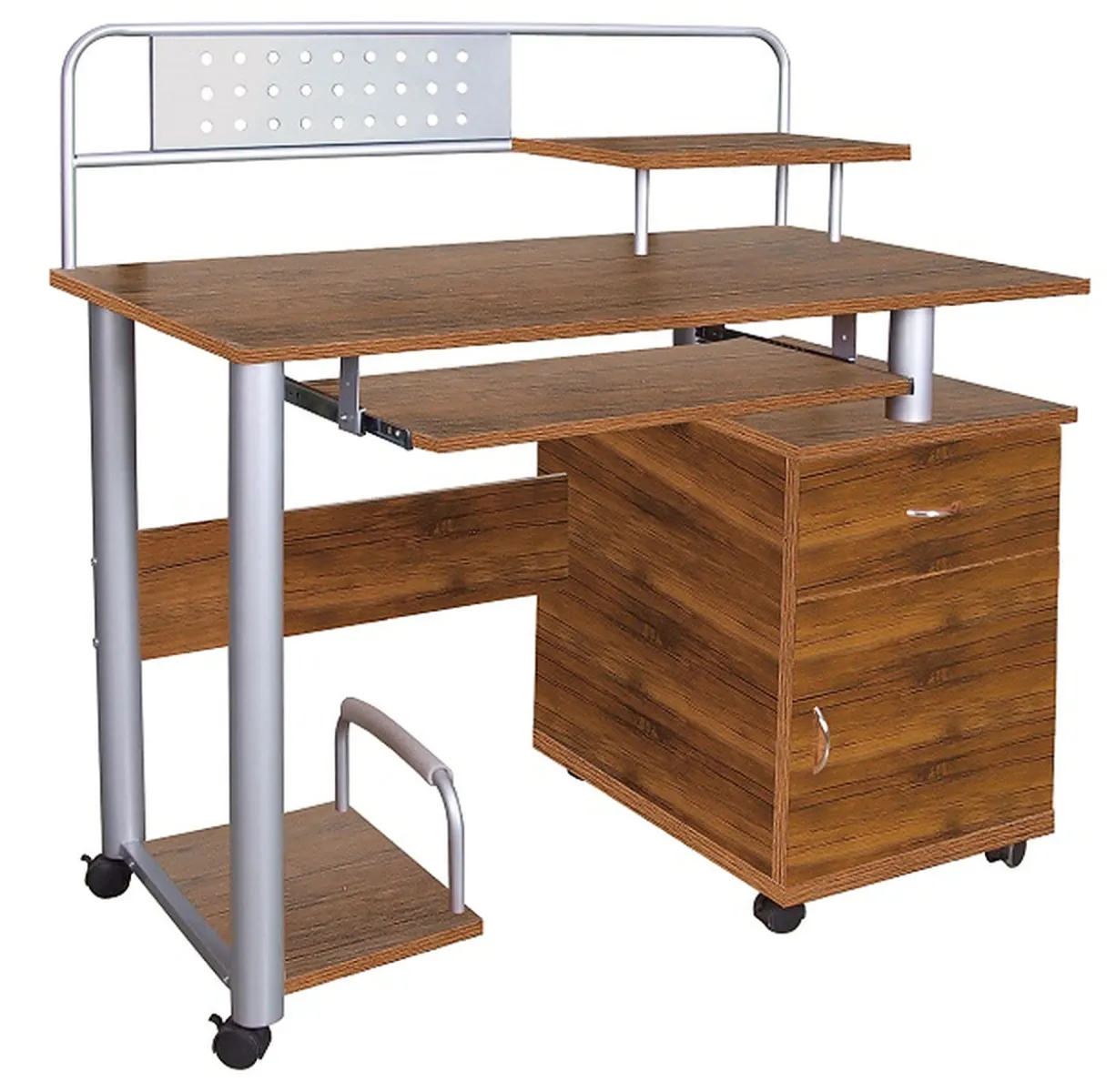 Xtech - Escritorio M Lvl XTF-CD195 - Escritorio multinivel - Color: Roble