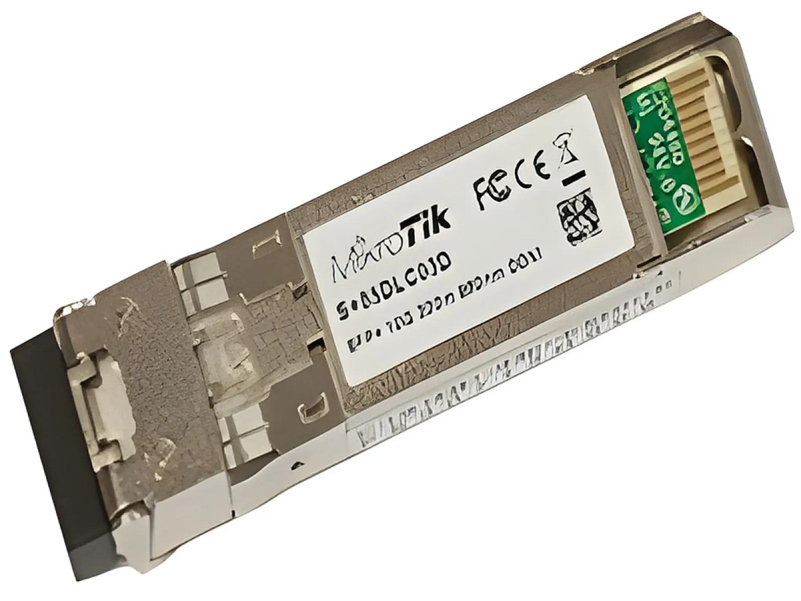 MikroTik S+85DLC03D - Módulo de transceptor SFP+ - 10 Gigabit Ethernet - SFP+ / LC de modos múltiples-hasta 300 m - 850 nm-Dual LC UPC - 850nm