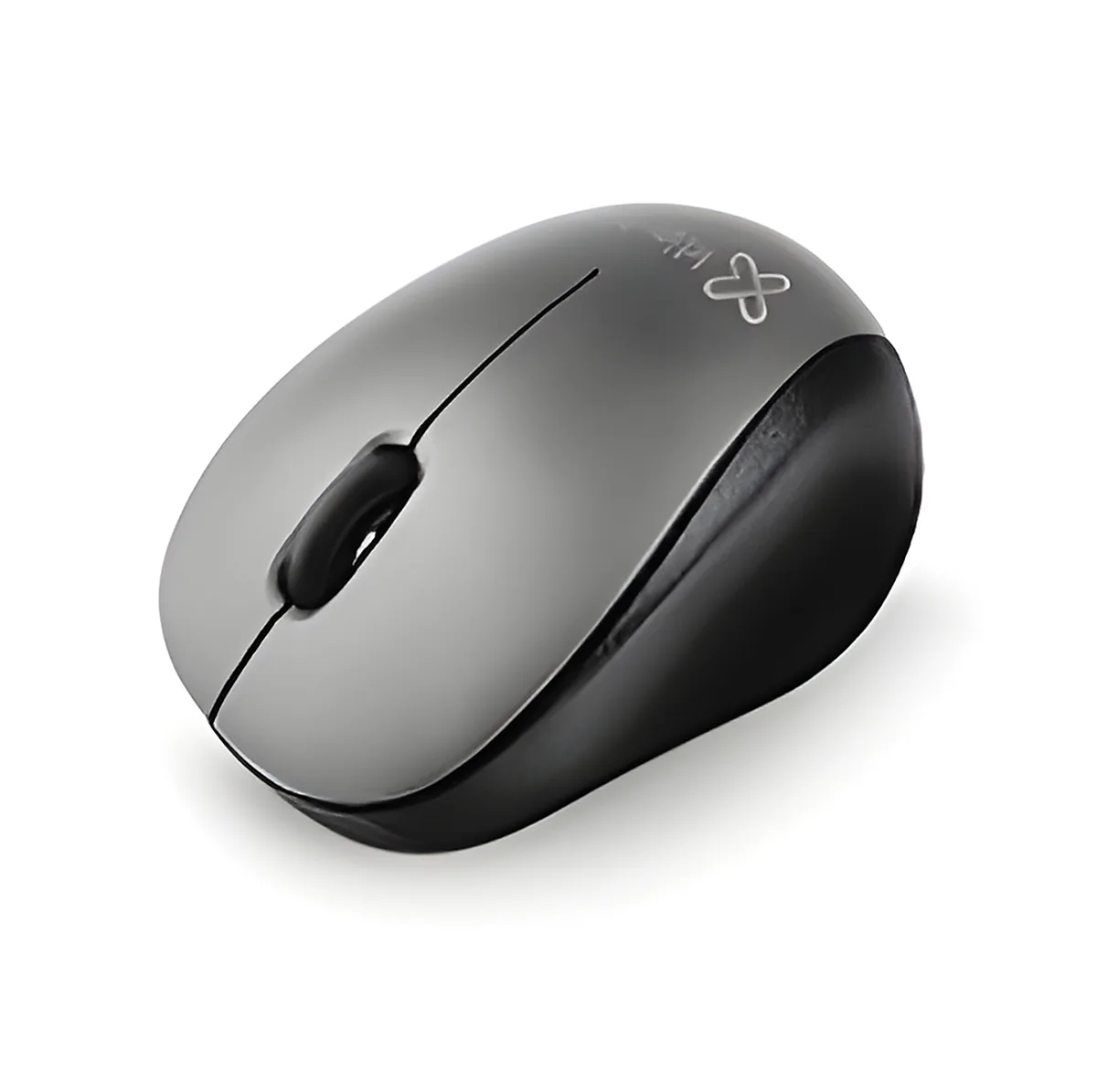 Klip Xtreme - Mouse - Bluetooth 5.0 - Inalámbrico-Negro/gris - 3 botones hasta 1600dpi