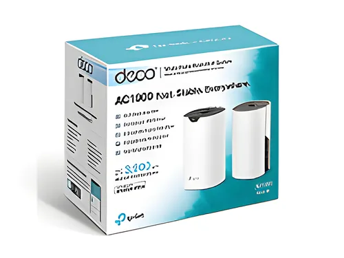 TP-LINK Deco S7 V1 - Sistema Wi-Fi (2 Routers) - hasta 3900 pies cuadrados - malla-GigE-Wi-Fi 5-Doble banda-Sistema Wi-Fi Mesh Inteligente Doble Banda AC1900-Alcanza velocidades de hasta 600 Mbps en 2,4 GHz y 1300 Mbps en 5 GHz con tecnología 3×3 MU-M