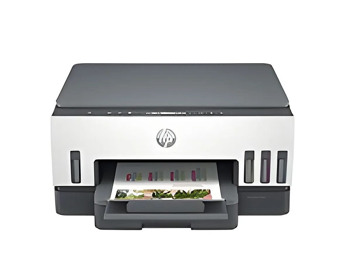 HP Smart Tank 720 All-in-One - Impresora multifunción - color - chorro de tinta-rellenable-Letter A (216 x 279 mm)/A4 (210 x 297 mm) (original)-A4/Legal (material)-hasta 13 ppm (copiando)-hasta 15 ppm (impresión)-250 hojas-USB 2.0, Wi-Fi(ac), Bluetooth