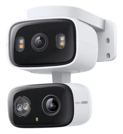 TP-Link - Cámara de vigilancia - Interior / Exterior - doble lente panorámica e incl