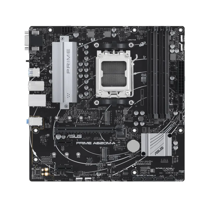 ASUS - PRIME A620-M-A - Placa Base - Micro ATX-LGA1170 Socket-AMD A620-para Core i5-AMD Radeon HD 6290-Ninguno