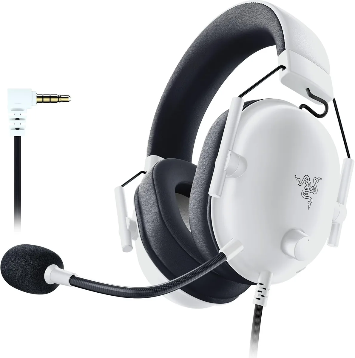 Razer BlackShark V2 X - Audífono - 7.1 canales - tamaño completo-cableado-conector de 3,5 mm-aislamiento de ruido-cuarzo-certificado Discord
