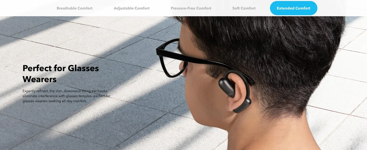 Soundcore - AeroFit 2 - Audífonos - AI Assistant-Negro