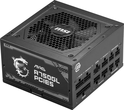 MSI - Fuente de alimentación - MAG A750GLS PCIE5 80 Plus Oro
