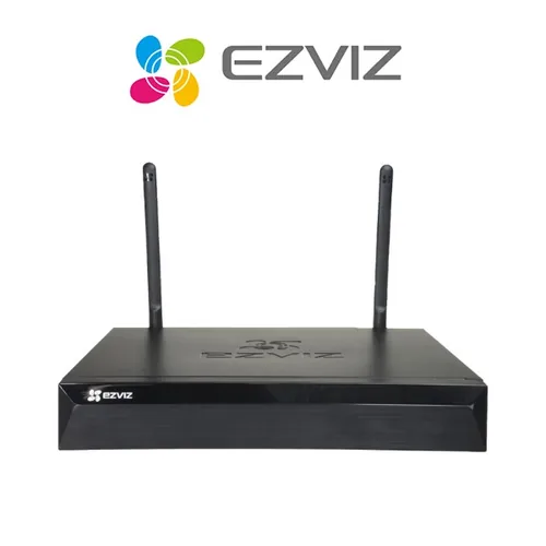 EZVIZ - NVR independiente de 1U - 8 canales de vídeo - CS-X5S-R100 - 8W-con salidas HDMI y VGA-Soporta cámaras de alta resolución de hasta 3K de calidad de vídeo-Alcance Wi-Fi hasta 100 m (300 ft) @2.4Ghz-Tecnología de vídeo H.265-Hasta 8TB de almacenamie