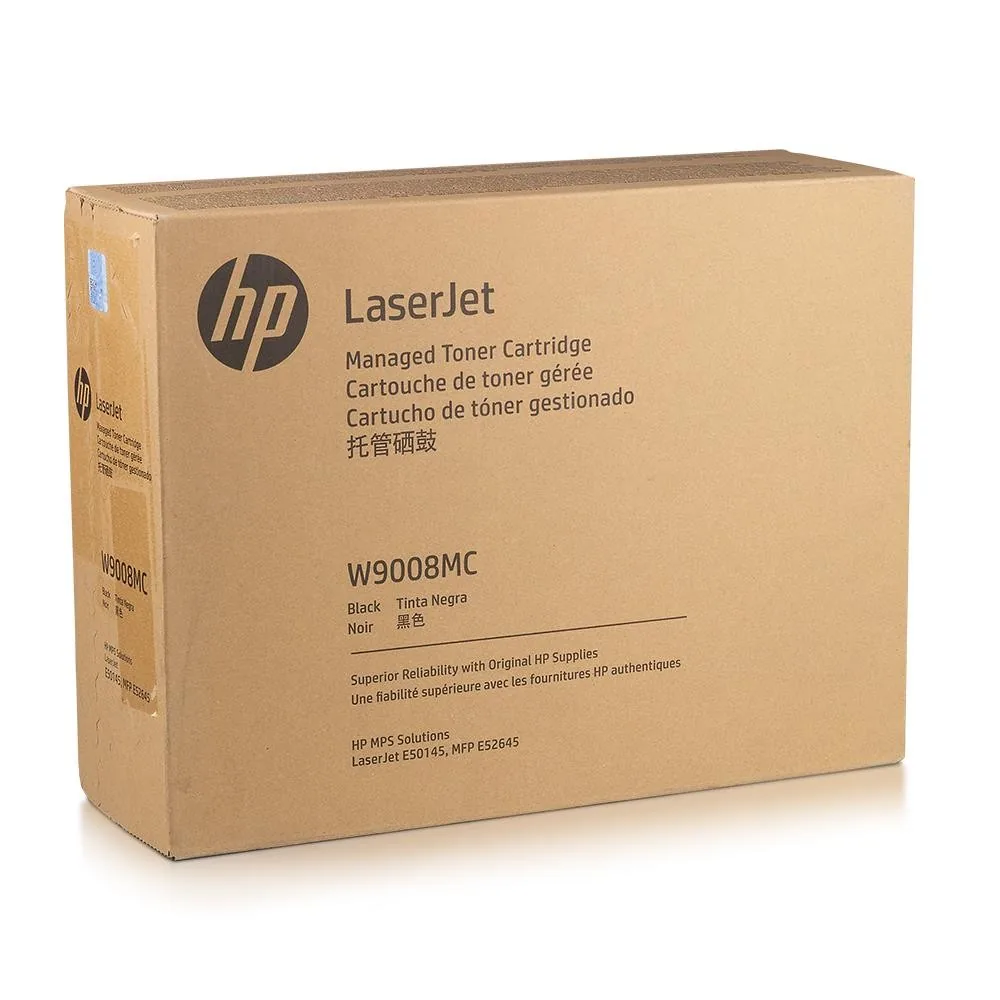 HP - Cartucho de tóner - Negro - Managed LJ W9008MC
