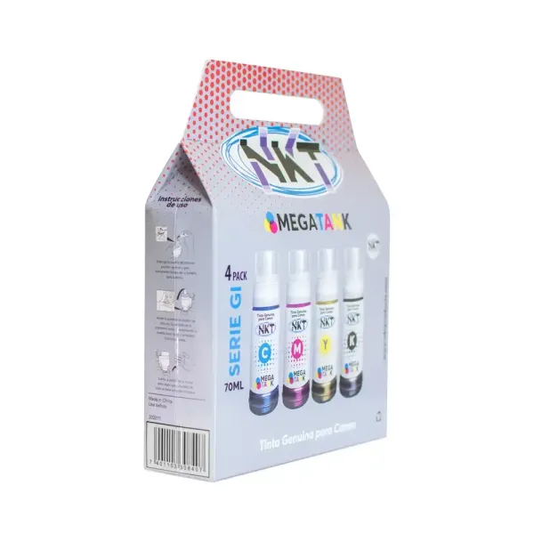 Tinta 4 Pack 70ML – Para Canon GI Mega Tank