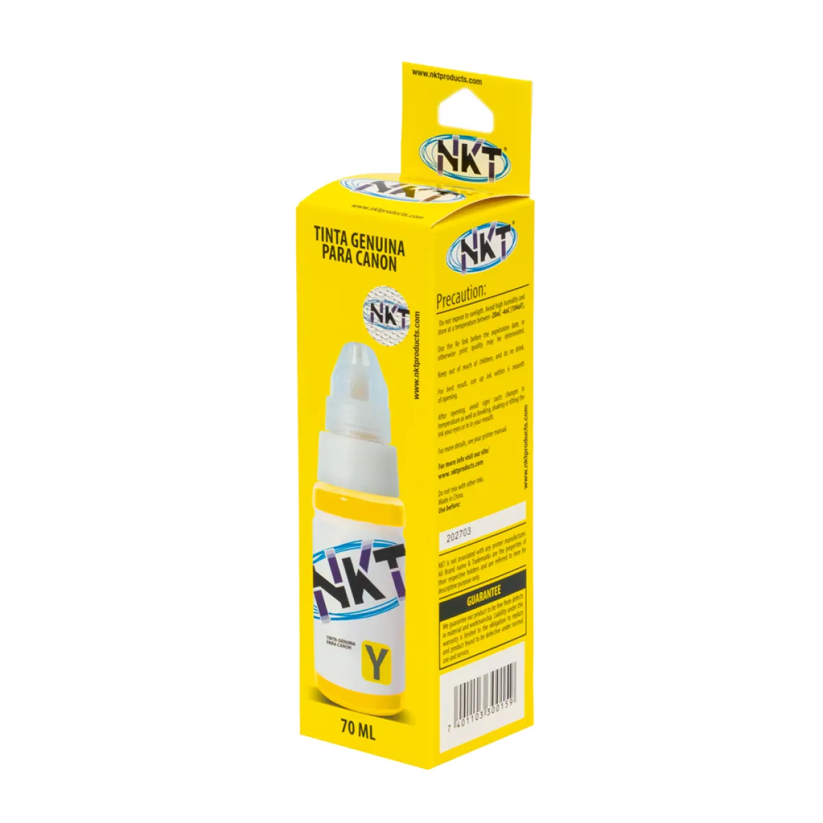 Tinta Individual 70ML Amarillo – Para Canon Serie G
