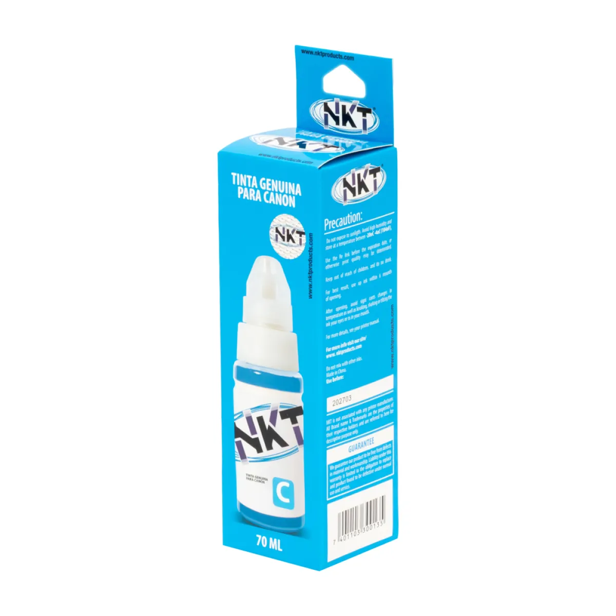 Tinta Individual 70ML Cian – Para Canon Serie G