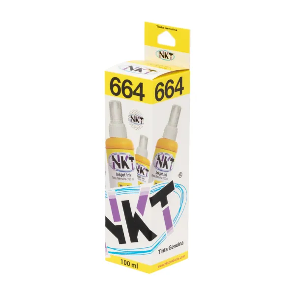 Tinta Individual 100ML Amarillo – Para Epson 664 Serie L