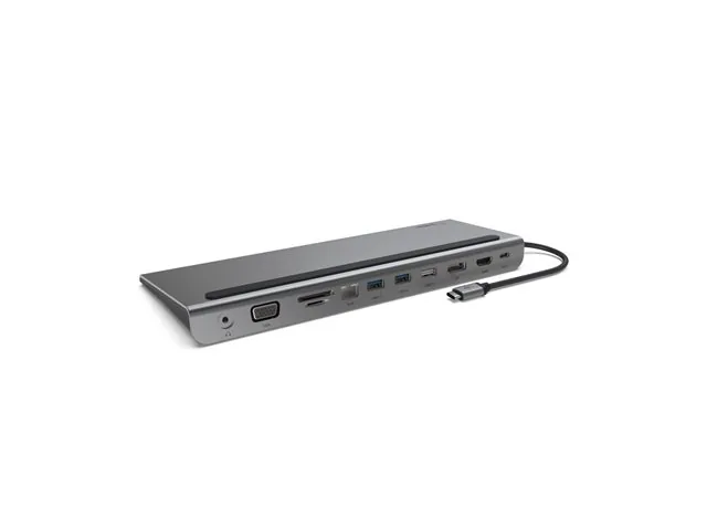 Belkin CONNECT 11-en-1 - Soporte multipuerto - USB-C - VGA, HDMI, DP - 1GbE