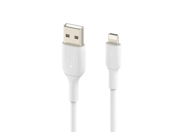 Belkin BoostCharge - Cable Lightning - Lightning macho a USB macho - 1 m-blanco
