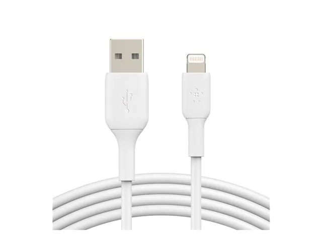 Belkin BoostCharge - Cable Lightning - Lightning macho a USB macho - 2 m-blanco
