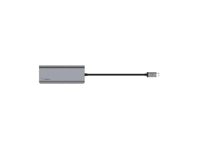 Belkin CONNECT USB-C 6-in-1 Multiport Adapter - Estación de conexión - USB-C - HDMI - 1GbE
