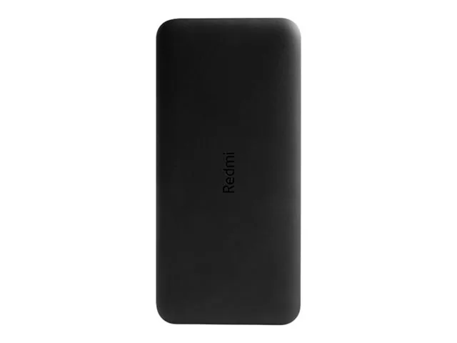 Xiaomi Redmi - Cargador portátil - 20000 mAh - 74 Wh - 18 vatios - 3.6 A-Fast Charge - 2 conectores de salida (USB)-negro