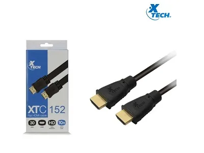 Xtech - Cable de vídeo - HDMI macho a HDMI - 10 pies
