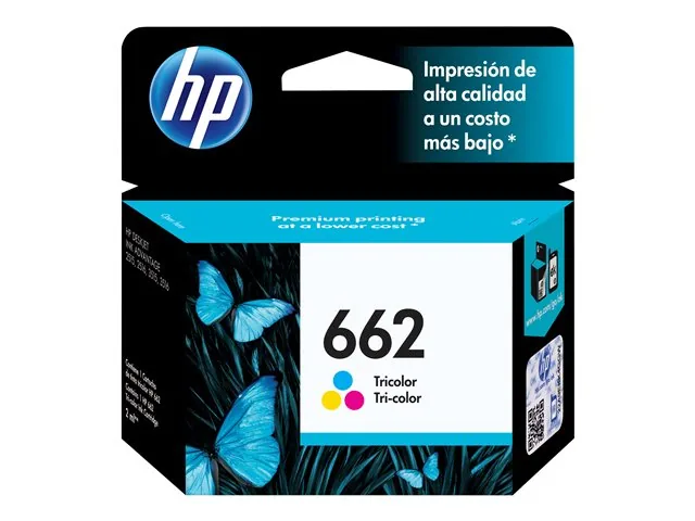 HP 662 - Color (cian, magenta, amarillo) - original - Ink Advantage-cartucho de tinta-para Deskjet 1516, Ink Advantage 15XX, Ink Advantage 35XX, Ink Advantage 4645