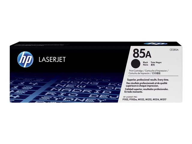 HP 85A - Negro - Original - LaserJet - Cartucho de Tóner (CE285A) - Para LaserJet Pro M1132 MFP, M1212nf MFP, M1217nfw MFP, P1102, P1102s, P1102W, P1109, P1109W