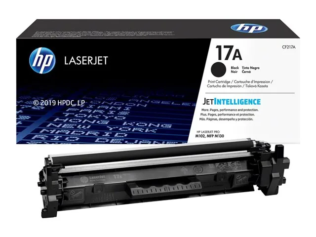 HP 17A - Negro - Original - LaserJet - Cartucho de Tóner (CF217A) - Para LaserJet Pro M102a, M102w, MFP M130a, MFP M130fn, MFP M130fw, MFP M130nw