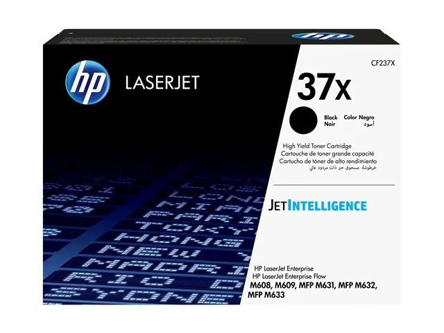 HP 37X - Alto rendimiento - negro - original-LaserJet-cartucho de tóner (CF237X) gobierno de EE. UU.-para LaserJet Enterprise M608, M609, MFP M631, MFP M632, MFP M633