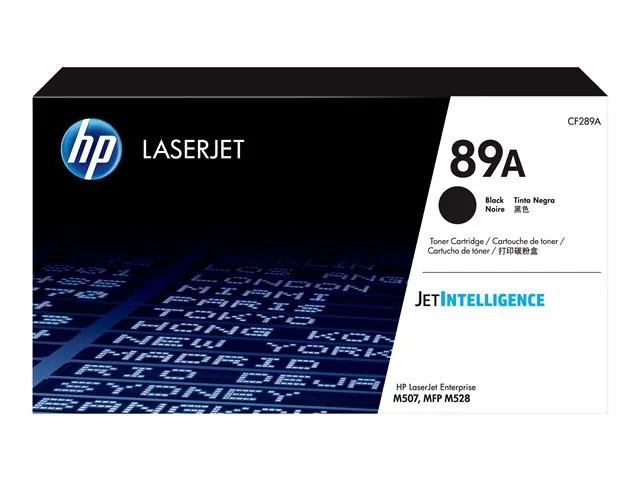 HP 89A - Negro - original - LaserJet-cartucho de tóner (CF289A)-para LaserJet Enterprise M507, MFP M528; Impresora multifunción LaserJet Enterprise Flow M528