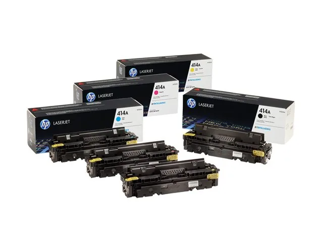 HP 414A - Cian - original - Cartucho de tóner LaserJet (W2021A) - para Color LaserJet Enterprise M455, MFP M480; Color LaserJet Pro M454, M479, MFP M4