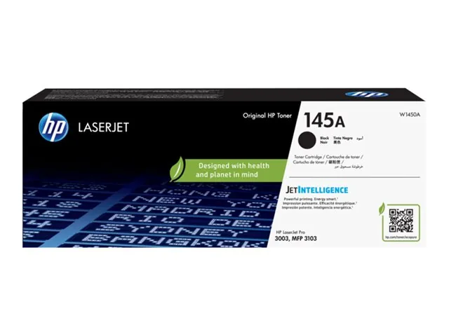 HP 145A - Negro - Original - LaserJet - Cartucho de Tóner (W1450A) - Para LaserJet Pro 3001, 3002, 3003, MFP 3101, MFP 3102, MFP 3103, MFP3102