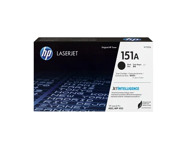 HP 151A - Negro - original - LaserJet-cartucho de tóner (W1510A)-para LaserJet Pro 4003dn, 4003dw, MFP 4103fdw
