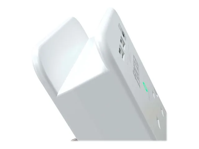 Forza FWT-631USBC - Protector contra sobretensiones (montaje en pared) - CA 125 V - 1875 vatios-conectores de salida: 6-blanco