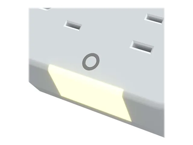 Forza FWT-631USBC - Protector contra sobretensiones (montaje en pared) - CA 125 V - 1875 vatios-conectores de salida: 6-blanco