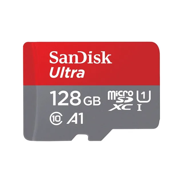 SanDisk - Tarjeta de memoria flash - Tarjeta de memoria microSDXC UHS-I - 128 GB-W/ ADAPTADOR