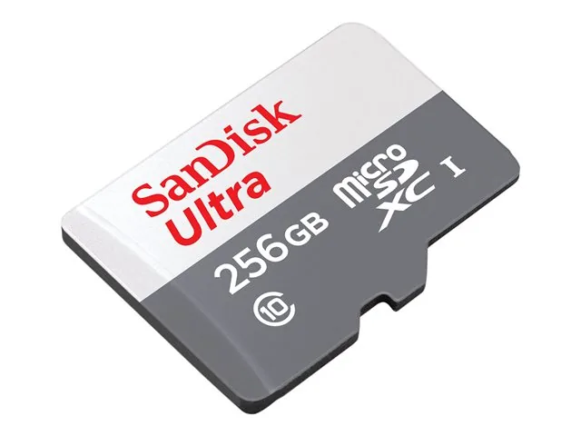 SanDisk Ultra - Tarjeta de memoria flash (adaptador microSDXC a SD Incluido) - 256 GB - Class 10-microSDXC UHS-I