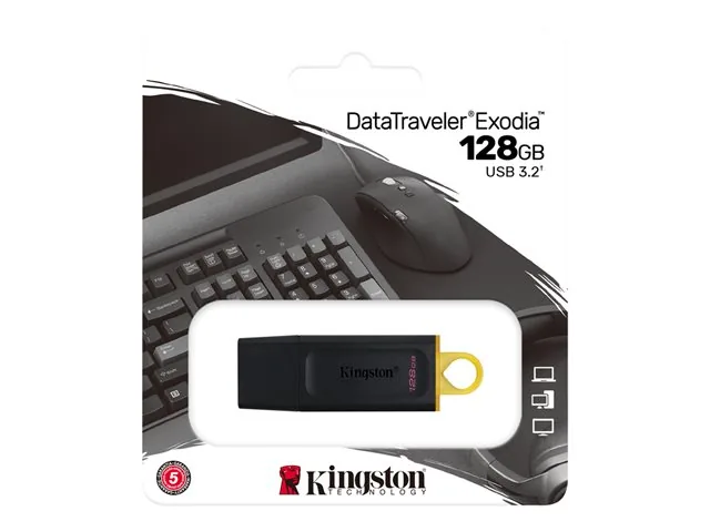 Kingston DataTraveler Exodia - Memoria USB - 128 GB - USB 3.2 Gen 1
