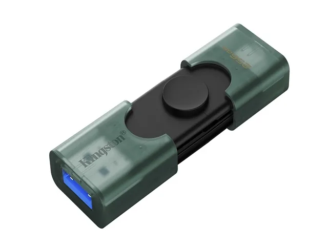 Kingston 256GB USB-A + USB-C 3.2 Gen 1 DataTraveler DuoG2