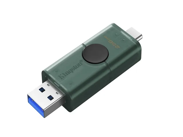 Kingston 256GB USB-A + USB-C 3.2 Gen 1 DataTraveler DuoG2