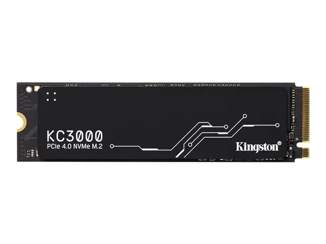 Kingston KC3000 - SSD - 512 GB - interno-M.2 2280-PCIe 4.0 (NVMe)-para Intel Next Unit of Computing 12 Pro Kit-NUC12WSKi5