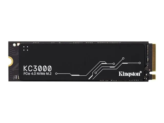 Kingston KC3000 - SSD - 512 GB - interno-M.2 2280-PCIe 4.0 (NVMe)-para Intel Next Unit of Computing 12 Pro Kit-NUC12WSKi5
