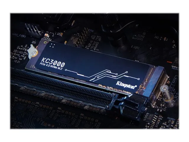 Kingston KC3000 - SSD - 512 GB - interno-M.2 2280-PCIe 4.0 (NVMe)-para Intel Next Unit of Computing 12 Pro Kit-NUC12WSKi5