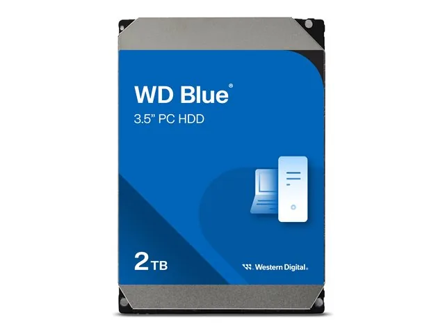 WD Blue WD20EZBX - Disco duro - 2 TB - interno - 3.5"-SATA 6Gb/s - 7200 rpm-búfer: 256 MB