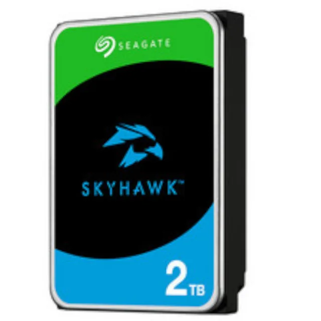 Seagate SkyHawk ST2000VX017 - Disco duro - 2 TB - interno - 3.5"-SATA 6Gb/s-búfer: 256 MB-con Recuperación de datos Seagate Rescue de 3 años