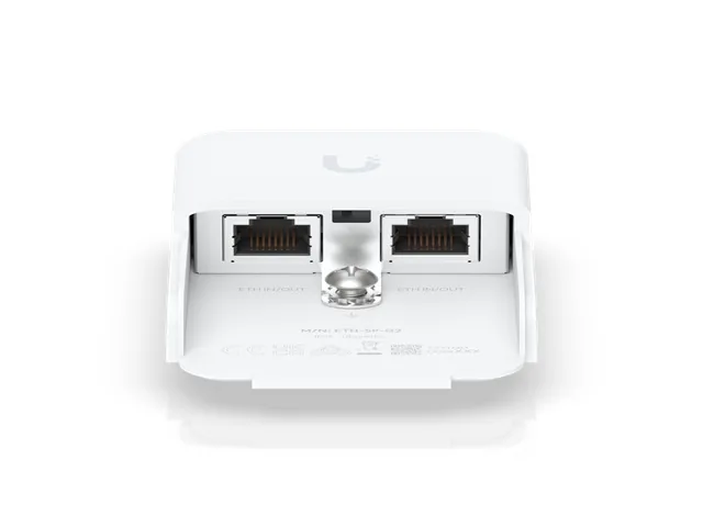 Ubiquiti Networks ETH-SP-G2 - Protector contra sobretensiones PoE - para P/N: U6-MESH-PRO-US, UBB-XG-US